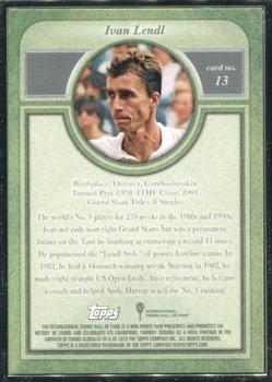 2020 Topps Transcendent Tennis Hall of Fame Collection #13 Ivan Lendl Back
