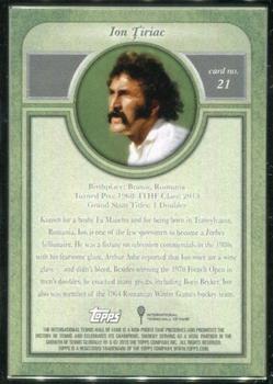 2020 Topps Transcendent Tennis Hall of Fame Collection #21 Ion Tiriac Back