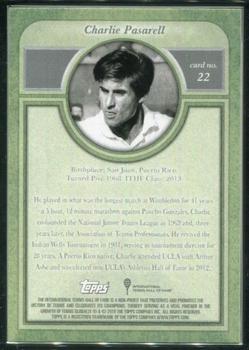 2020 Topps Transcendent Tennis Hall of Fame Collection #22 Charlie Pasarell Back