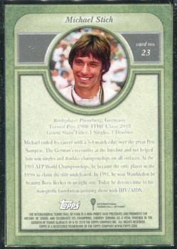 2020 Topps Transcendent Tennis Hall of Fame Collection #23 Michael Stich Back