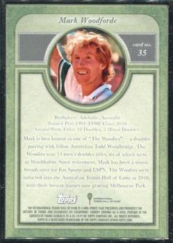 2020 Topps Transcendent Tennis Hall of Fame Collection #35 Mark Woodforde Back