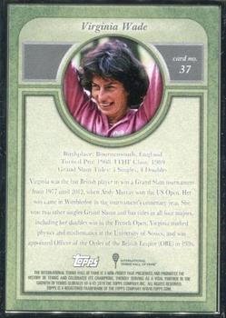 2020 Topps Transcendent Tennis Hall of Fame Collection #37 Virginia Wade Back