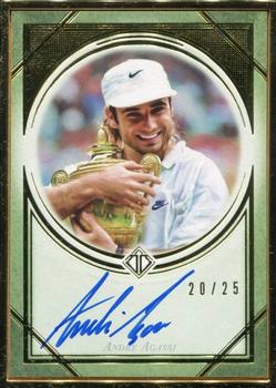 2020 Topps Transcendent Tennis Hall of Fame Collection - Framed Transcendent Collection Autographs #TCA-AA Andre Agassi Front