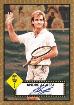 2020 Topps Transcendent Tennis Hall of Fame Collection - 1952 Topps SuperFractor Autographs #TSA-AA Andre Agassi Front