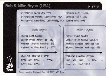 1999 ATP Tour #44 Bob & Mike Bryan Back