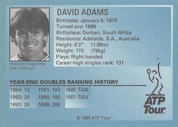 1995 ATP Tour #NNO David Adams Back