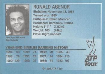 1995 ATP Tour #NNO Ronald Agenor Back