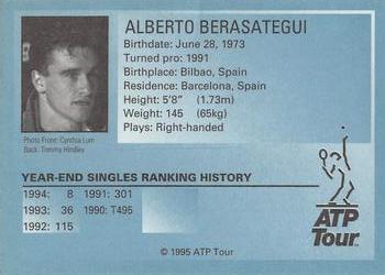 1995 ATP Tour #NNO Alberto Berasategui Back
