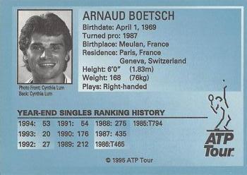 1995 ATP Tour #NNO Arnaud Boetsch Back
