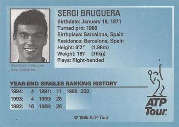 1995 ATP Tour #NNO Sergi Bruguera Back