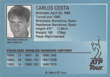 1995 ATP Tour #NNO Carlos Costa Back