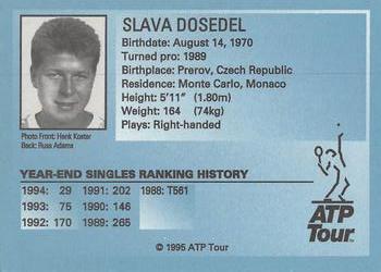 1995 ATP Tour #NNO Slava Dosedel Back