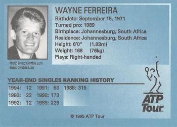 1995 ATP Tour #NNO Wayne Ferreira Back