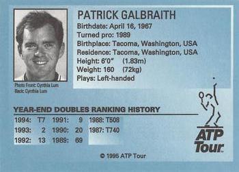 1995 ATP Tour #NNO Patrick Galbraith Back