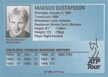 1995 ATP Tour #NNO Magnus Gustafsson Back