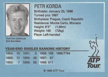 1995 ATP Tour #NNO Petr Korda Back