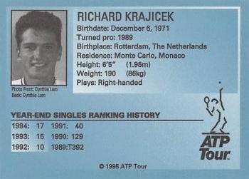 1995 ATP Tour #NNO Richard Krajicek Back