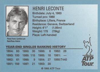 1995 ATP Tour #NNO Henri Leconte Back