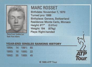1995 ATP Tour #NNO Marc Rosset Back