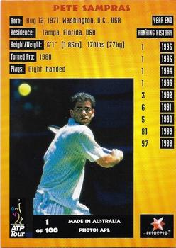 1997 Intrepid Bring it On ATP Tour #1 Pete Sampras Back