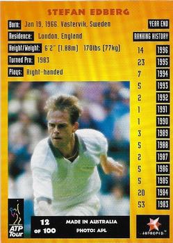 1997 Intrepid Bring it On ATP Tour #12 Stefan Edberg Back