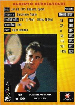 1997 Intrepid Bring it On ATP Tour #17 Alberto Berasategui Back