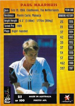 1997 Intrepid Bring it On ATP Tour #23 Paul Haarhuis Back