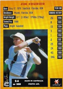 1997 Intrepid Bring it On ATP Tour #24 Jim Courier Back