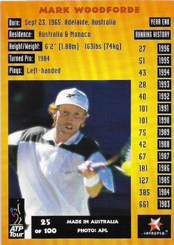 1997 Intrepid Bring it On ATP Tour #25 Mark Woodforde Back