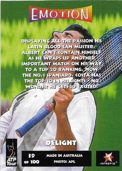 1997 Intrepid Bring it On ATP Tour #39 Albert Costa Back