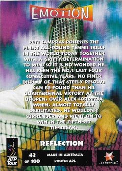 1997 Intrepid Bring it On ATP Tour #43 Pete Sampras Back