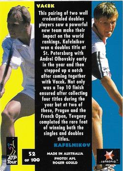 1997 Intrepid Bring it On ATP Tour #52 Yevgeny Kafelnikov / Daniel Vacek Back