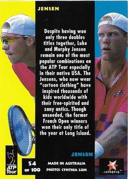 1997 Intrepid Bring it On ATP Tour #54 Luke Jensen / Murphy Jensen Back