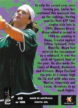 1997 Intrepid Bring it On ATP Tour #60 Carlos Moya Back