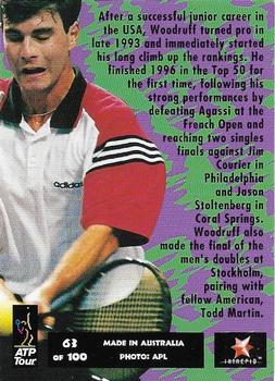 1997 Intrepid Bring it On ATP Tour #63 Chris Woodruff Back