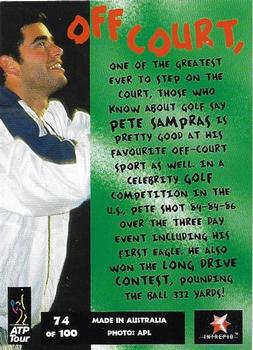 1997 Intrepid Bring it On ATP Tour #74 Pete Sampras Back