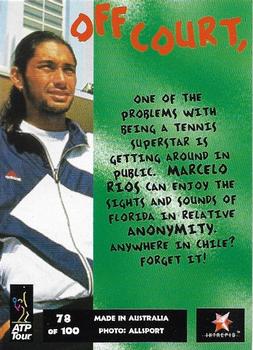 1997 Intrepid Bring it On ATP Tour #78 Marcelo Rios Back