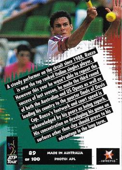 1997 Intrepid Bring it On ATP Tour #89 Renzo Furlan Back