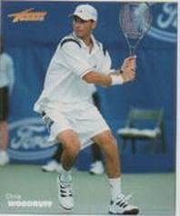 2000-01 Tennis Plus Magazine Stickers #NNO Chris Woodruff Front