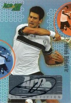 2011 Ace Authentic EX - Base Autographs #78 Novak Djokovic Front