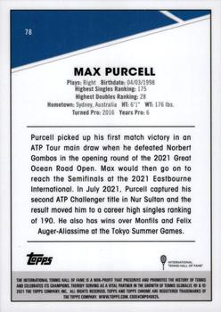 2021 Topps Chrome #78 Max Purcell Back