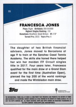 2021 Topps Chrome #95 Francesca Jones Back