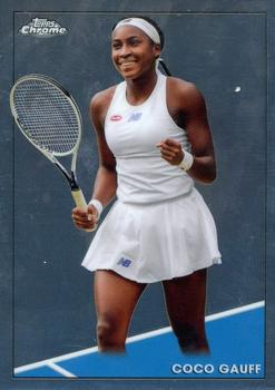 2021 Topps Chrome #100 Coco Gauff Front