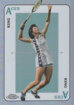 2021 Topps Chrome - Aces #ACE-3 Billie Jean King Front