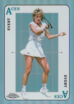 2021 Topps Chrome - Aces #ACE-15 Chris Evert Front