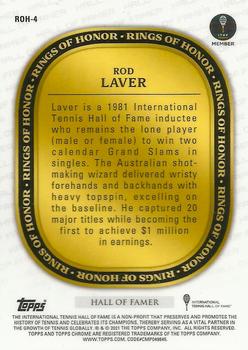 2021 Topps Chrome - Rings of Honor #ROH-4 Rod Laver Back