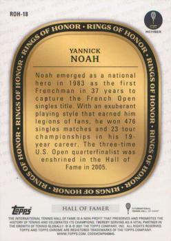2021 Topps Chrome - Rings of Honor #ROH-18 Yannick Noah Back