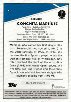 2021 Topps Chrome - Refractor #42 Conchita Martínez Back
