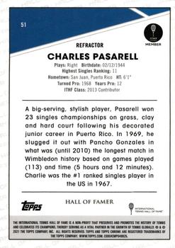 2021 Topps Chrome - Refractor #51 Charles Pasarell Back