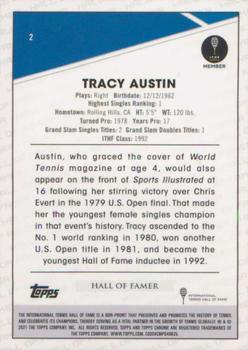 2021 Topps Chrome - Clay Court #2 Tracy Austin Back
